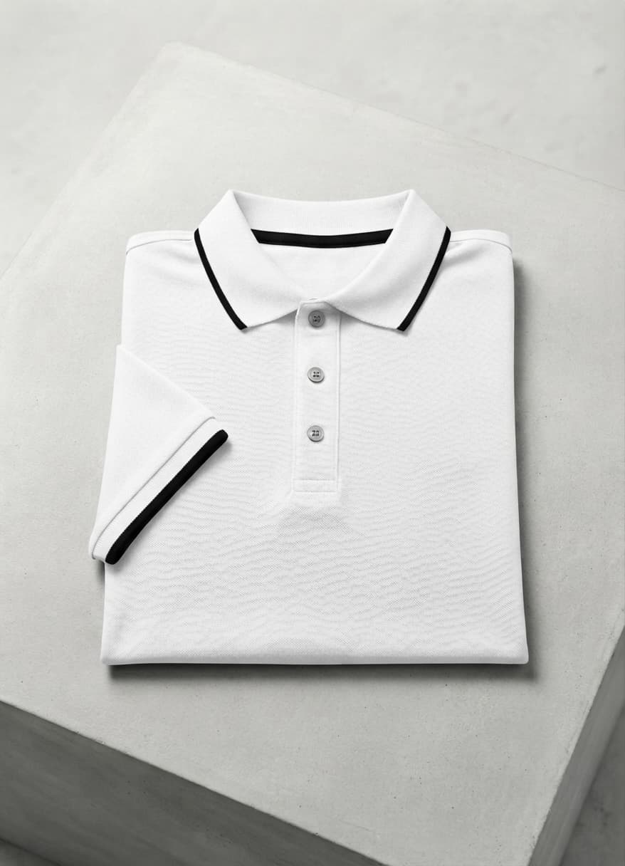 Lagose White Classic Polo Shirt