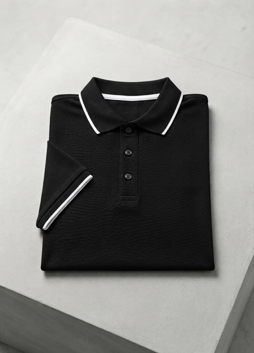 Black Classic Polo Shirt